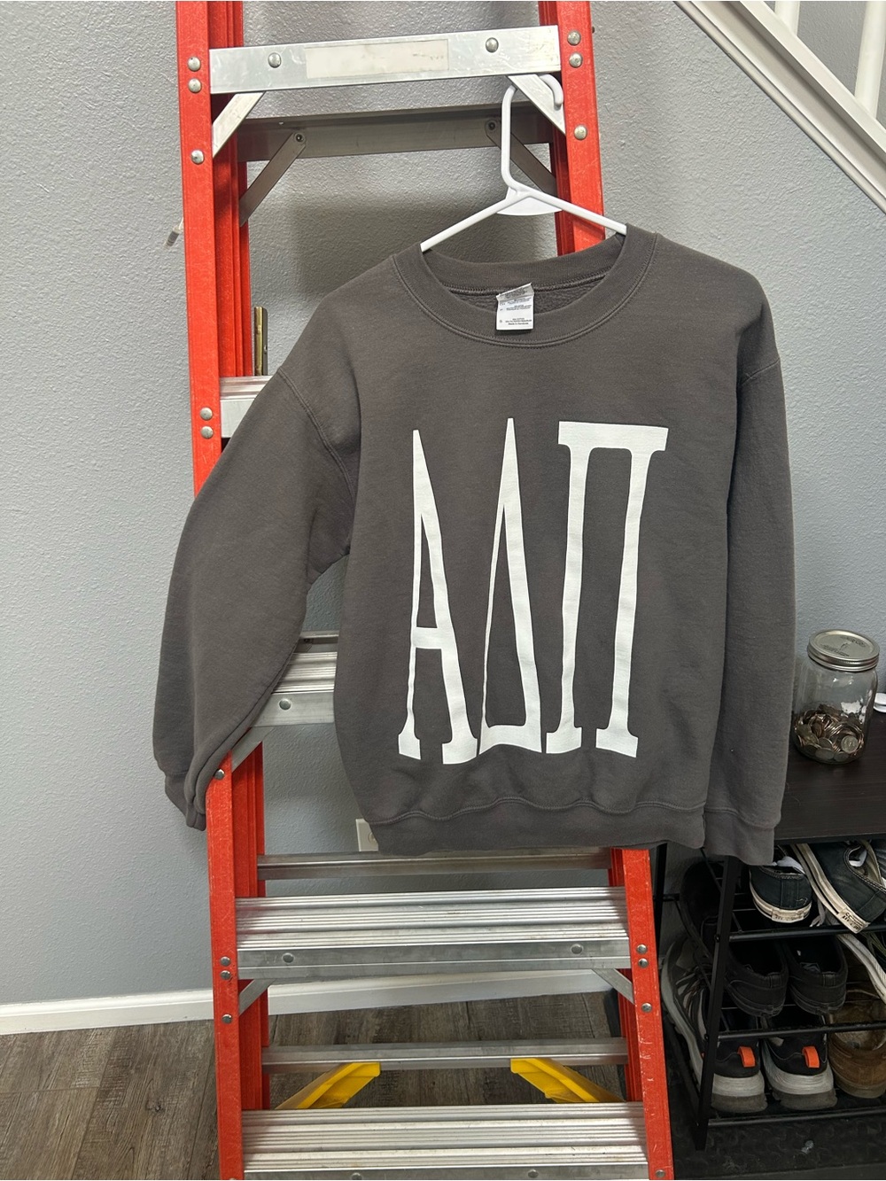 Greek Life Gray Crewneck Sweatshirt